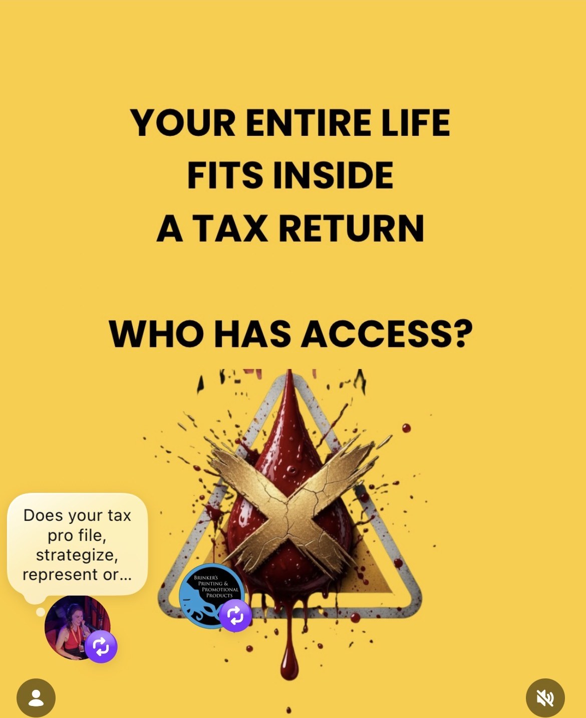 Your entire life fits inside a tax return. Who has access?